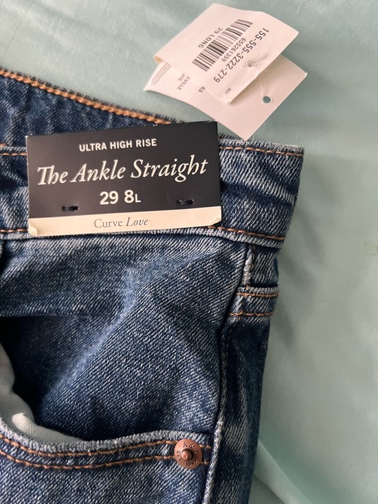 Abercrombie & Fitch Denim - Abercrombie & Fitch The Ankle Straight Jeans - Blue